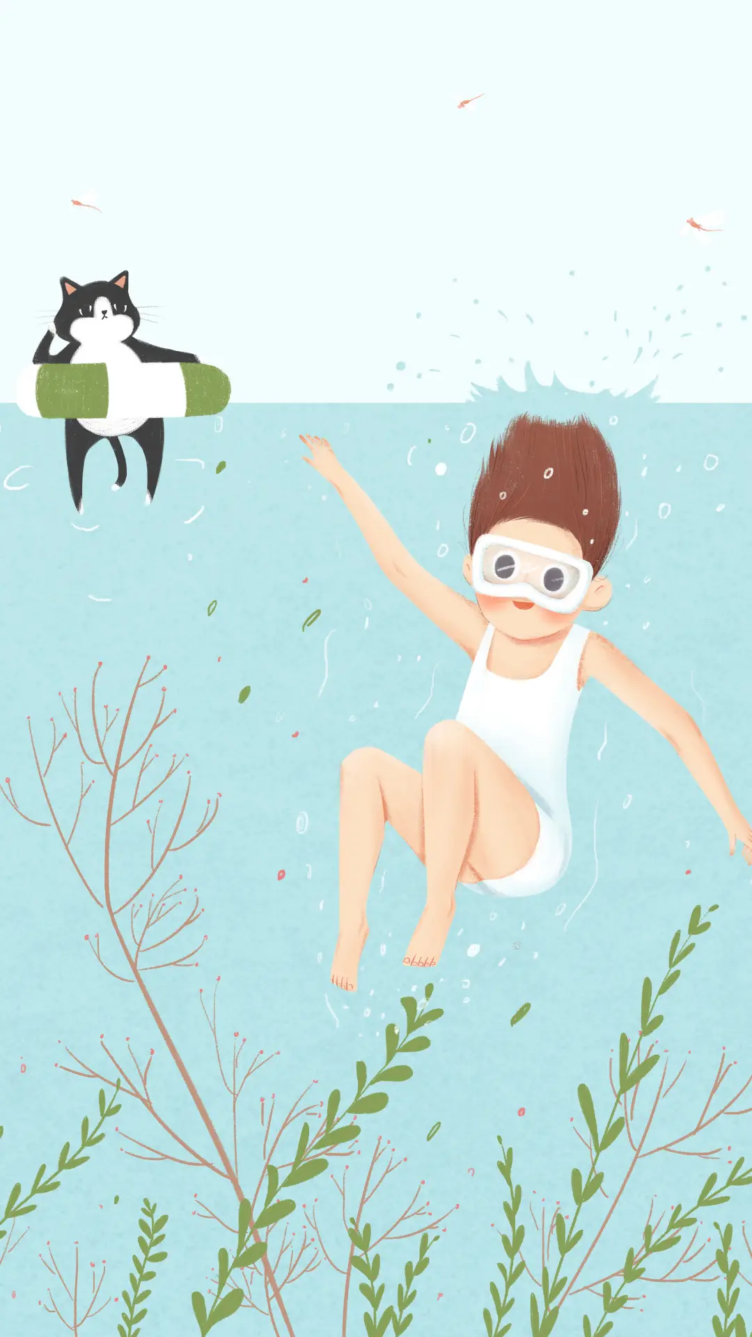 清新插画-视觉中国