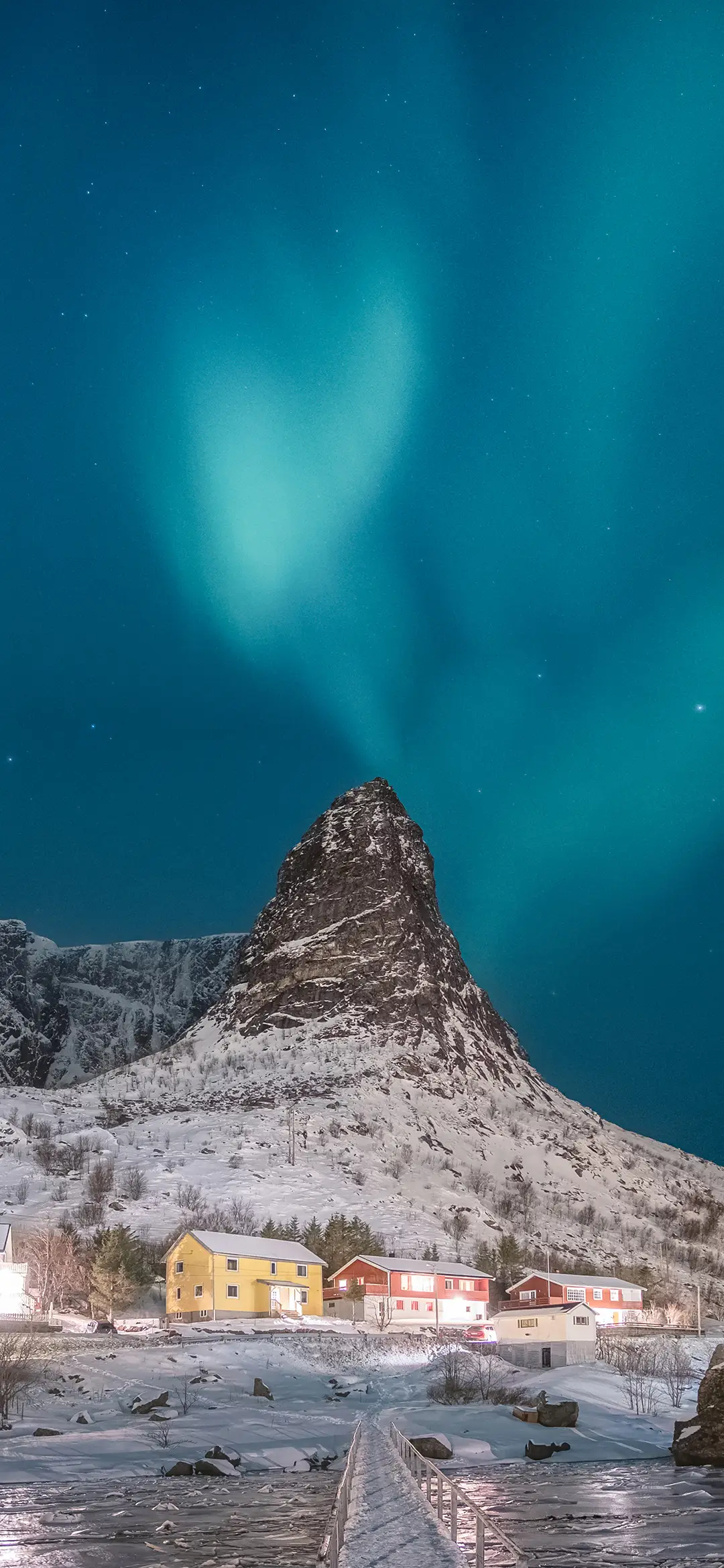 唯美夜空壁纸-锐景创意 - Screenshot 1