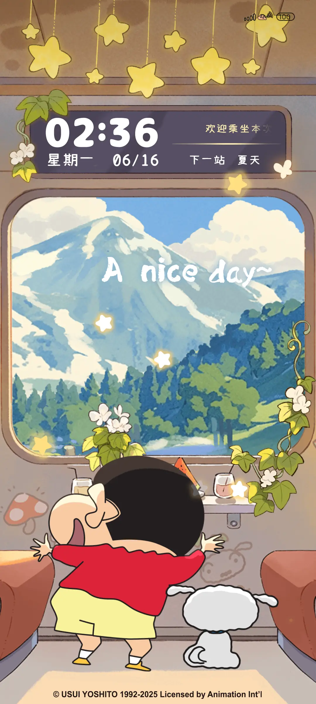 蜡笔小新列车旅行