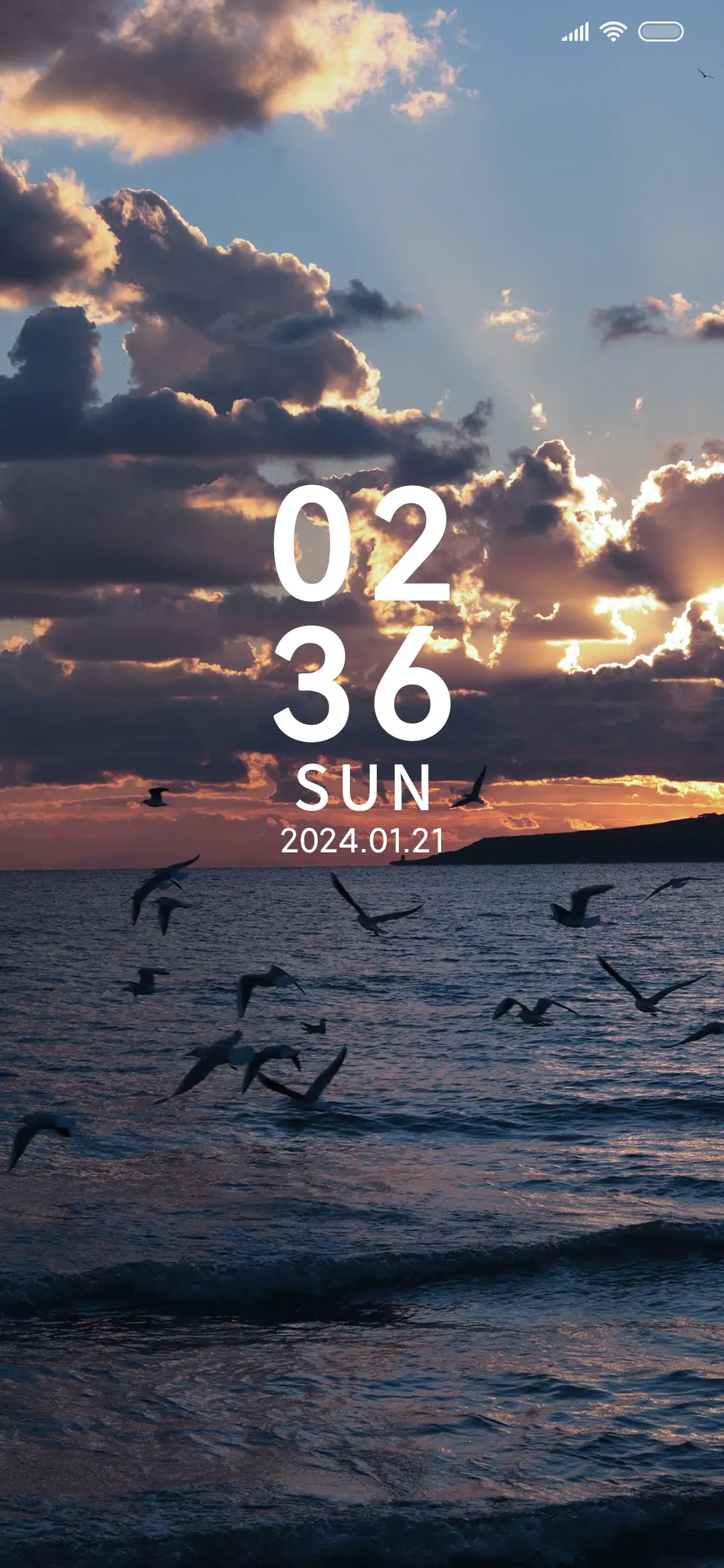 云海大雁归 简约