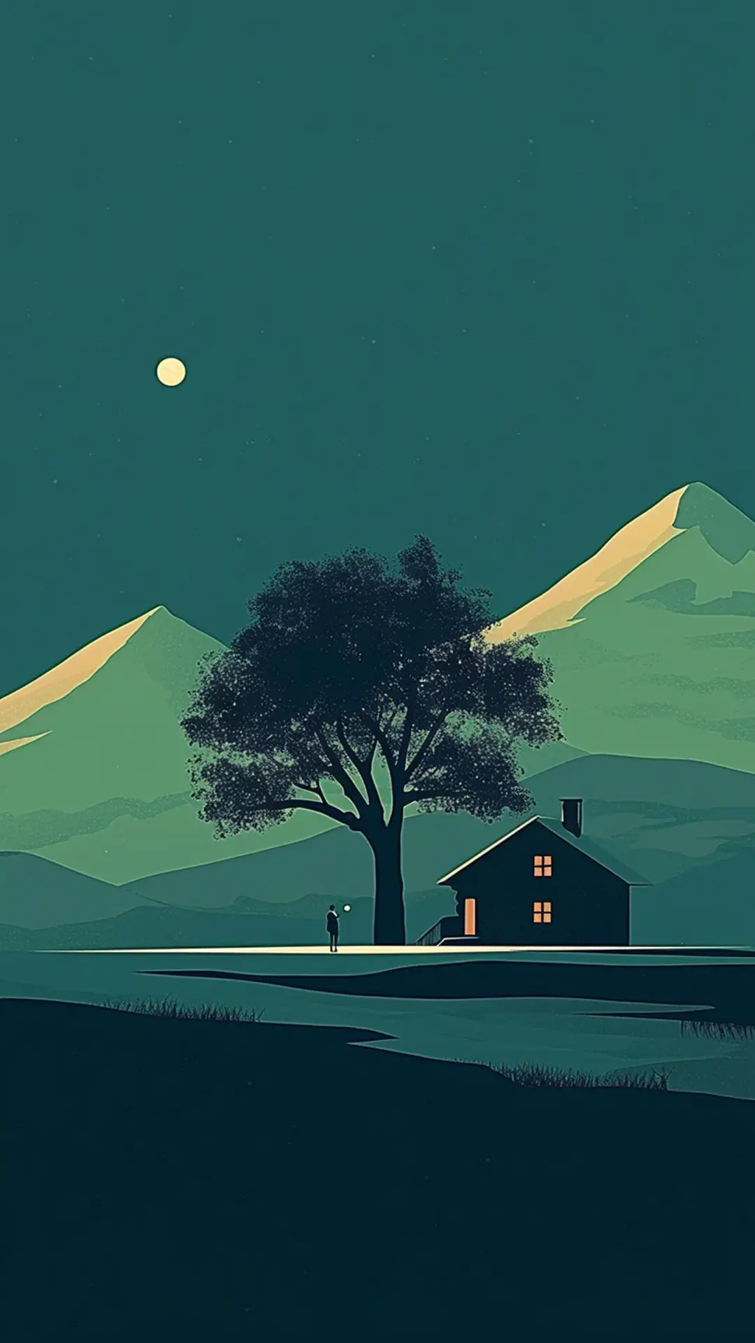 风景插画-顶晟科技