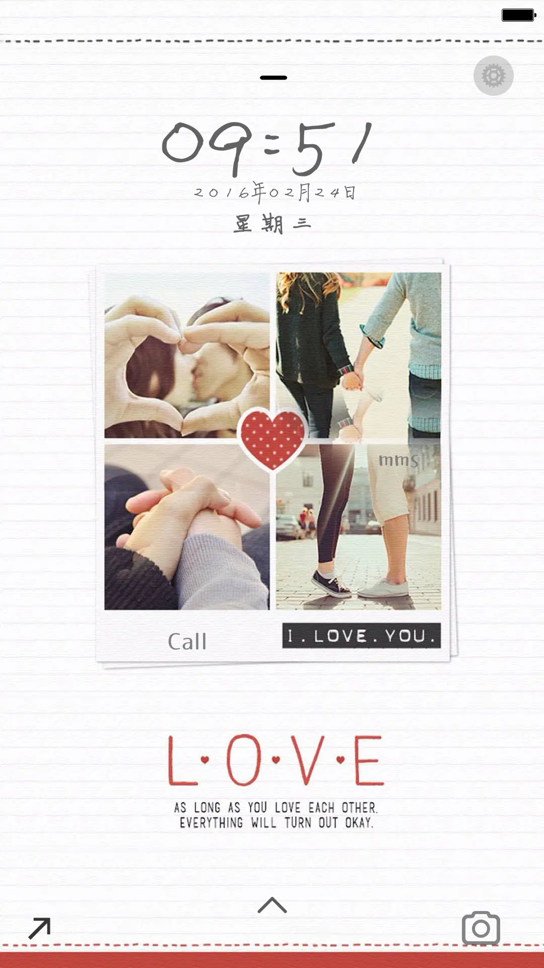 （高配版）紧握的爱情（密码锁屏+全图标）