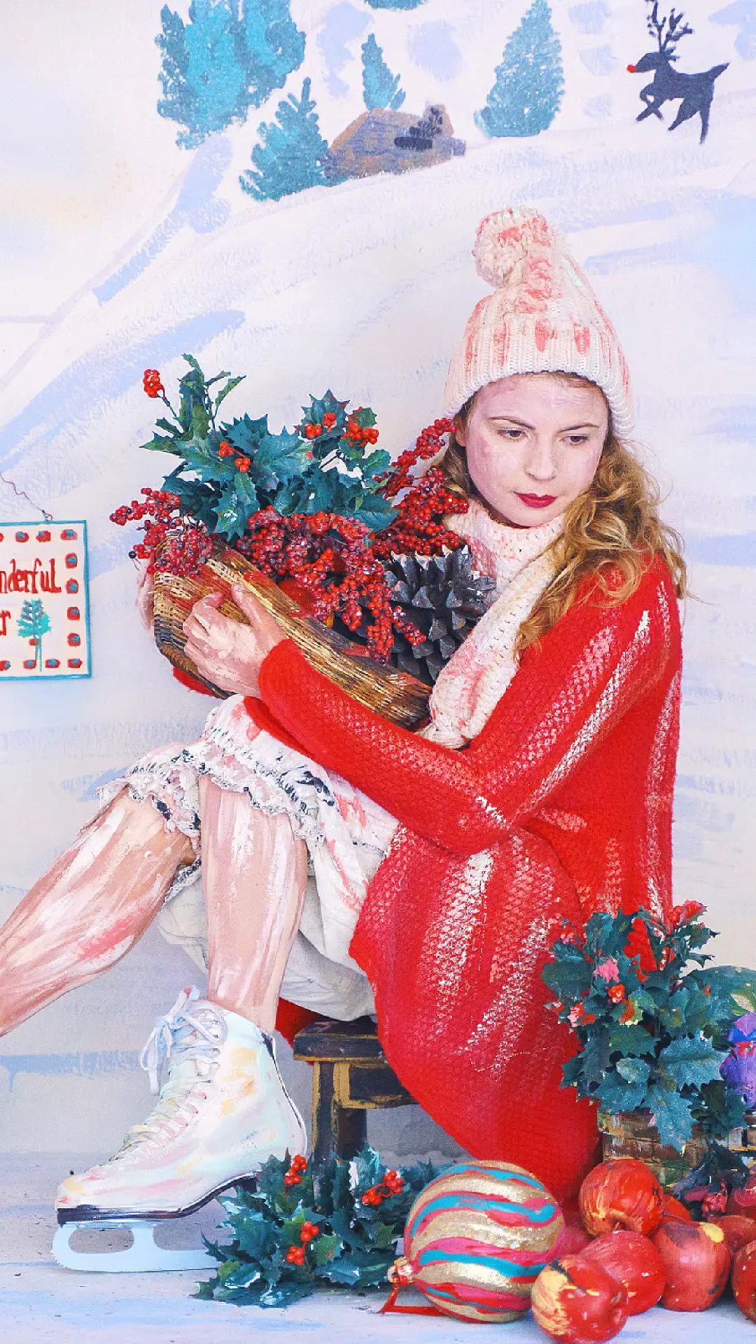 美国女孩的惊艳复古画