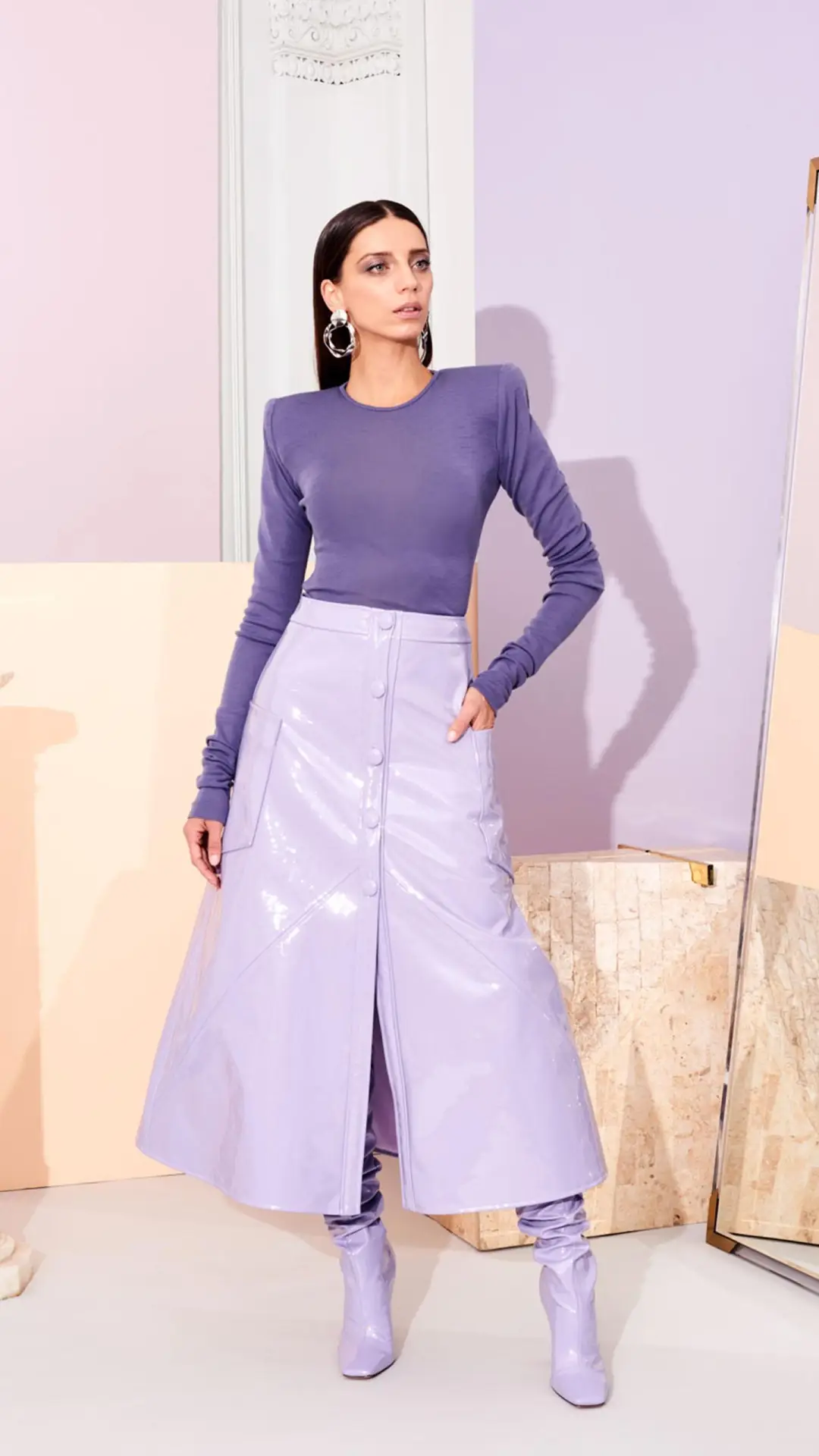 你需要一件高雅紫色裙