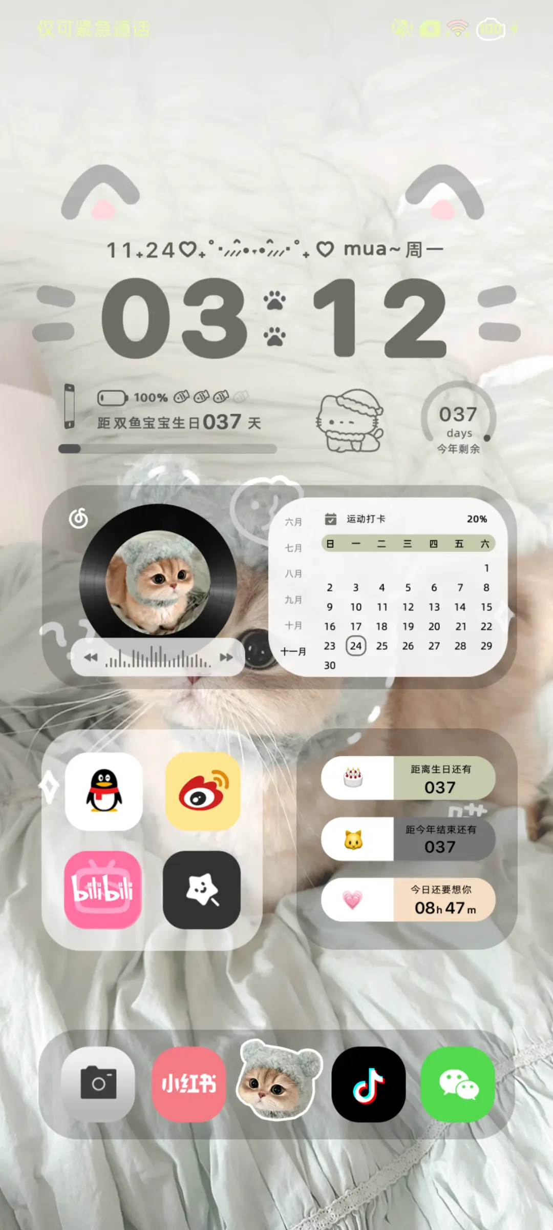 ins涂鸦小猫爱你 - Screenshot 3