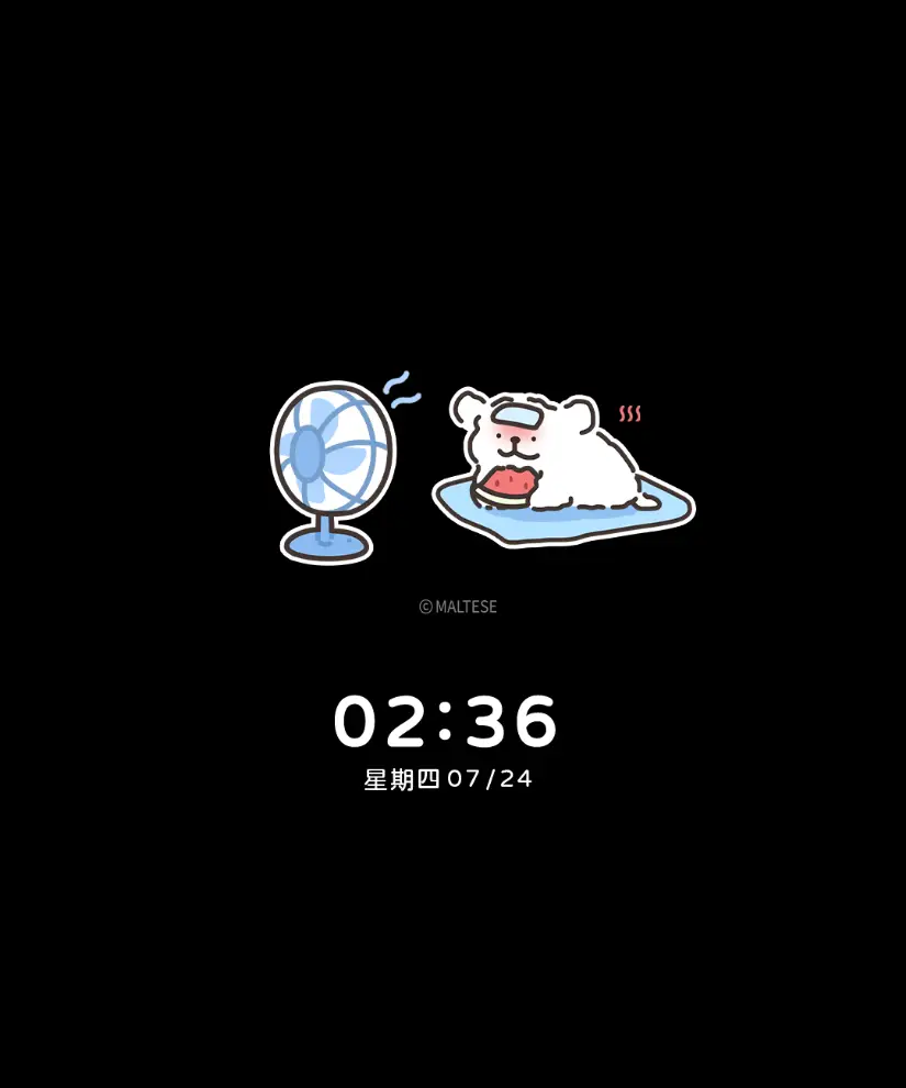 线条小狗 热鼠啦 THEME for Xiaomi MIUI HyperOS