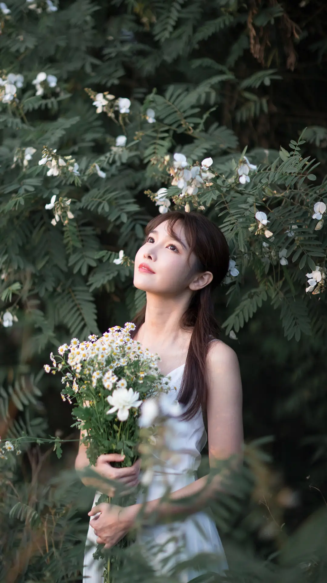 美女与花-锐景创意