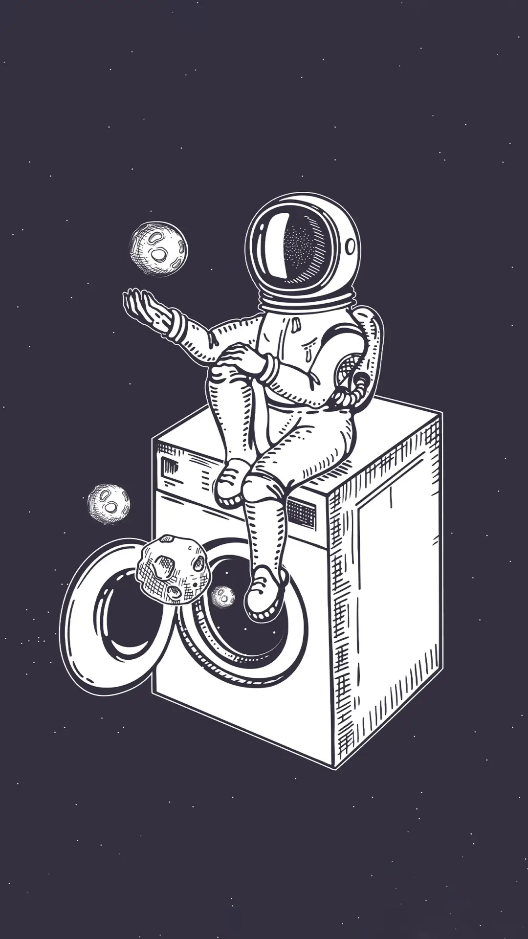 宇航员插画-拍信图库