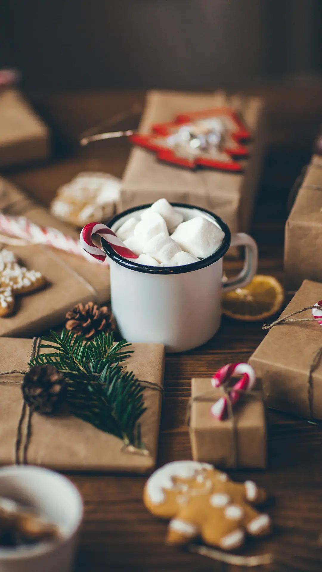 冬天的热可可-拍信图库