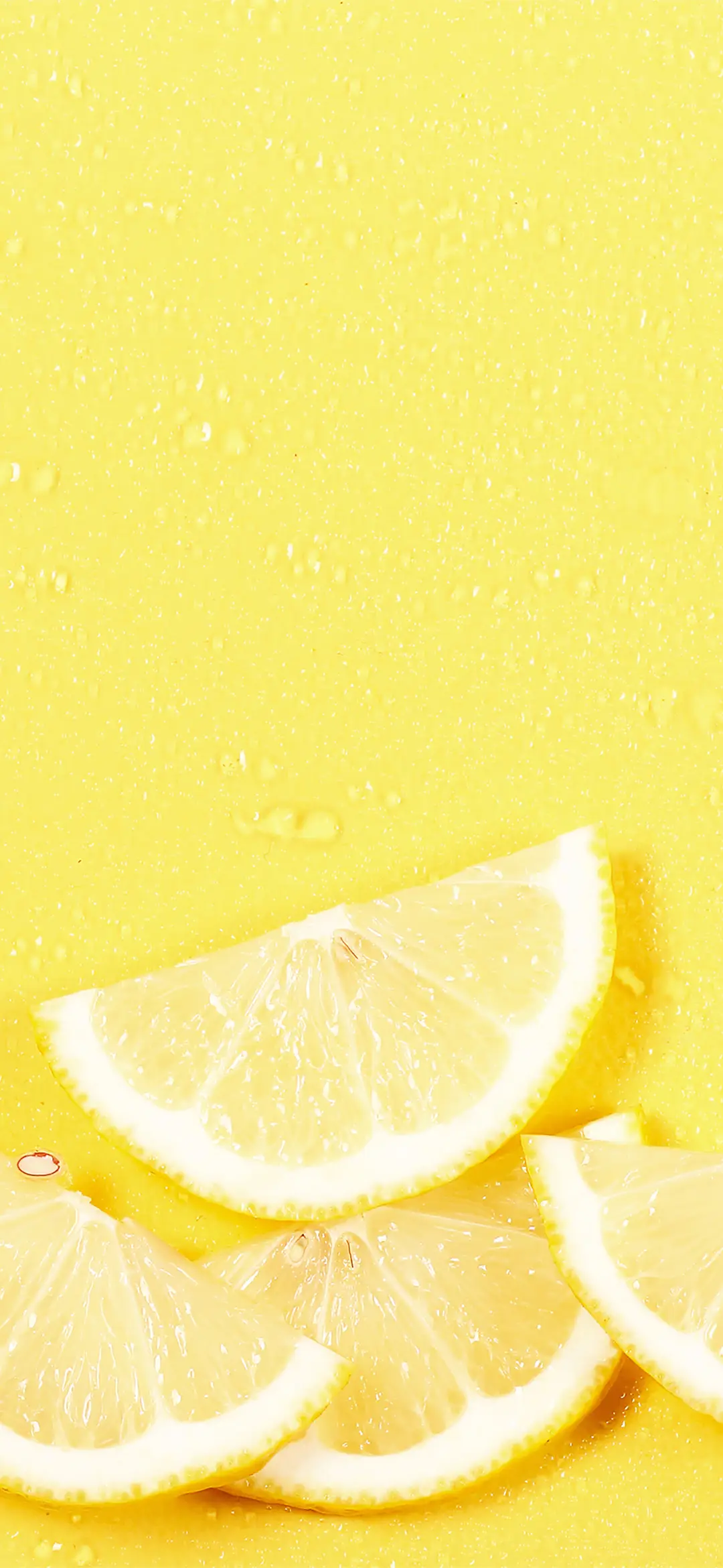 纯色简约柠檬壁纸-锐景创意