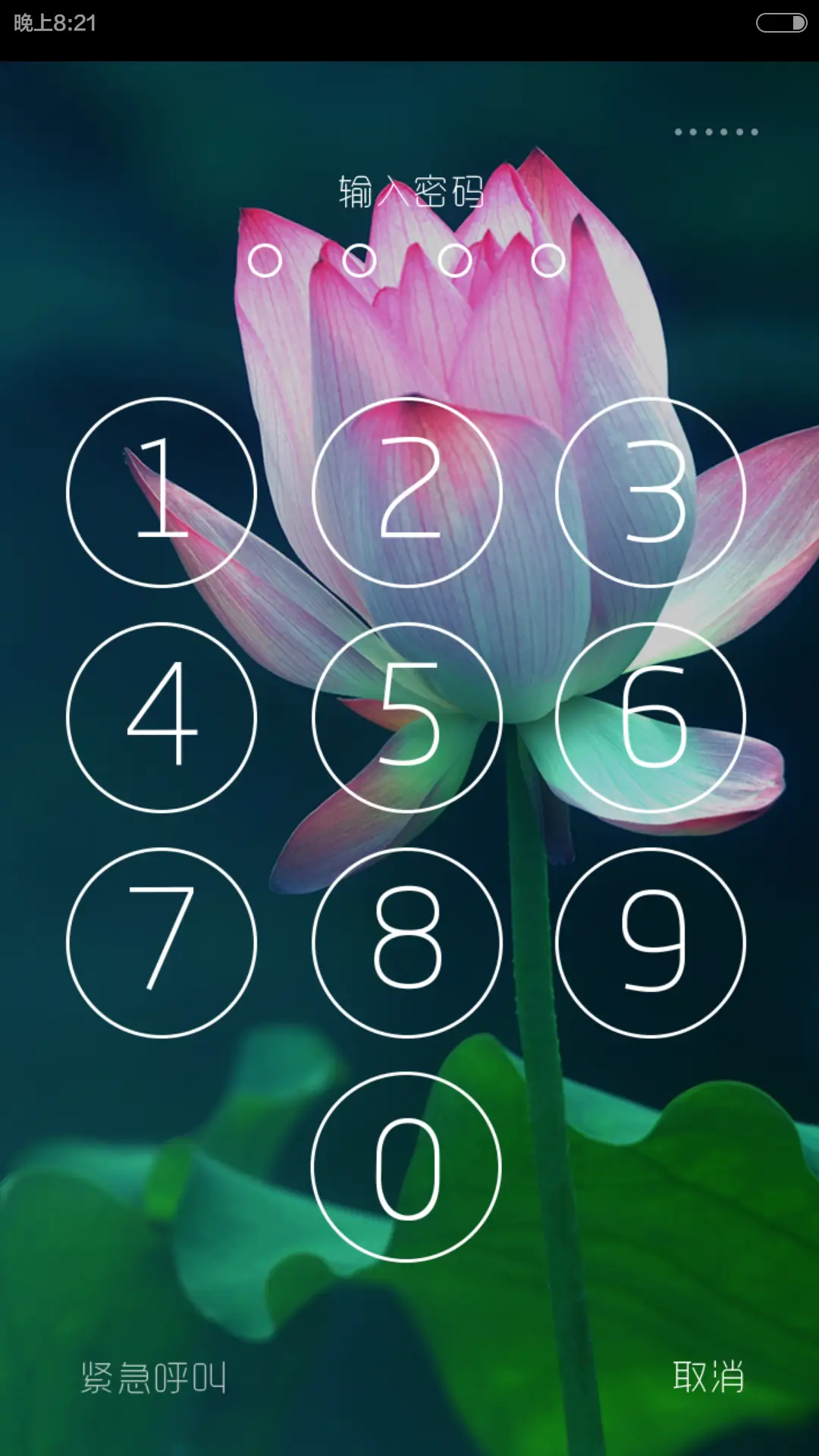 夏荷（密码锁屏+多屏锁屏+四季物语系列）v6 - Screenshot 1
